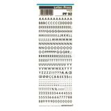 Mecanorma Harfler Transfer Şablon Letraset PF 92 5.5 mm