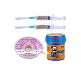 Mechanc Krem Lehim Solder Paste 138 C 42g Lehim Toplama Cp-2015 Emme Teli 2,0mm Set