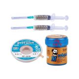 Mechanc Krem Lehim Solder Paste 138 C 42g Lehim Toplama Cp-2515 Emme Teli 2,5mm Set