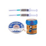 Mechanc Krem Lehim Solder Paste 138 C 42g Lehim Toplama Cp-3015 Emme Teli 3,0mm Set