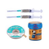 Mechanc Krem Lehim Solder Paste 138 C 42g Lehim Toplama Cp-3515 Emme Teli 3,5mm Set