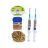 Mechanic Krem Lehim 183 C 42g Flux Lehim Toplama Cp-1515 Emme Teli 1,5mm Havya Uç Temizleme Set03