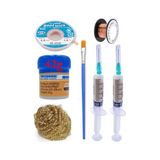 Mechanic Krem Lehim 183 C 42g Flux Lehim Toplama Cp-2515 Emme Teli 2,5mm Havya Uç Temizleme Set06