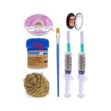 Mechanic Krem Lehim 183 C 42g Flux Lehim Toplama Cp-3015 Emme Teli 2,0mm Havya Uç Temizleme Set06