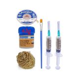 Mechanic Krem Lehim 183 C 42g Flux Lehim Toplama Cp-3015 Emme Teli 3,0mm Havya Uç Temizleme Set06