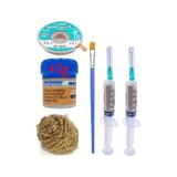 Mechanic Krem Lehim 183 C 42g Flux Lehim Toplama Cp-3515 Emme Teli 3 5mm Havya Uç Temizleme Set01