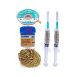 Mechanic Krem Lehim 183 C 42g Flux Lehim Toplama Cp-3515 Emme Teli 3 5mm Havya Uç Temizleme Set03