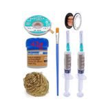 Mechanic Krem Lehim 183 C 42g Flux Lehim Toplama Cp-3515 Emme Teli 3 5mm Havya Uç Temizleme Set05