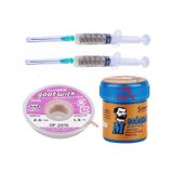 Mechnc Krem Lehim Sıvı Lehim Mechanc Solder Paste 42GR 138C Lehim Emme Temizleme Teli 2,0mm