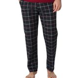 Mecit 3001 Siyah Ekoseli Erkek Tek Alt Pijama