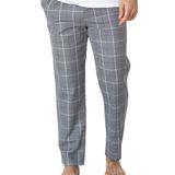 Mecit 3003 Gri Ekoseli Erkek Tek Alt Pijama