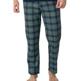 Mecit 3004 Lacivert Ekoseli Erkek Tek Alt Pijama