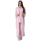 Mecit 5416 Pembe Lohusa Pjama Takımı