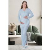 Mecit Pijama Hamile Lohusa Pijama Takımı %75 Pamuk, %25