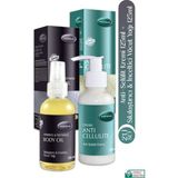 Mecitefendi 125 ml Anti Kremi ve 125 ml Vücut Bakım Yağı Sıkılaştırıcı Etki ile Pürüzsüz Cilt