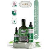 Mecitefendi Biberiye Saç Bakım Seti Aura - Biberiye Şampuanı 400 ml + Biberiye Serumu 50 ml + Biberiye Şaç Toniği 150 ml + Biberiye Yağı 10 ml - 000
