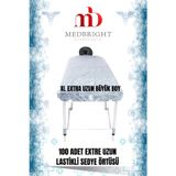 Med Bright 100 Adet 80X280 Xl Ekstra Uzun Lastikli Tek Kullanımlık Sedye Örtüsü