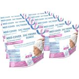 Med-Cover 12 Adet Yıkanabilir Saç Yıkama Bonesi Su Geçirmeyen Tasarımı ile Cilt Dostu