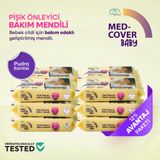 Med-Cover Baby Pişik Önleyici Bakım Mendili – Pudra Esintisi / 50'li x 12 Avantaj Paketi