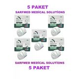 Med-Cover Kremli, Durulama Gerektirmeyen, Hasta Saç Yıkama Bonesi ( 5 Paket)