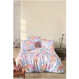 Medaillon Home Eflora Lastikli Çarşaflı Çift Kişilik Nevresim Takımı Çicek Desenli
