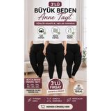 Medament 3’lü Büyük Beden Anne Penye Tayt – Gün Boyu Rahatlık & Avantajlı Paket