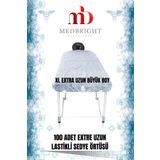 MEDBRIGHT 100 Adet 80x280 Xl Ekstra Uzun Lastikli Tek Kullanımlık Sedye Örtüsü
