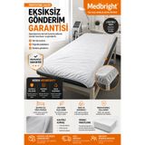 MEDBRIGHT 50 Adet 80x240 Lastikli Tek Kullanımlık Sedye Örtüsü--