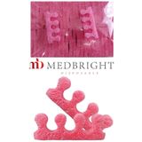 MEDBRIGHT 50 Çift Pedikür Parmak Arası Kullan At Ayırıcı Seperatör Tek Kullanımlık Ayraç