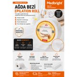 MEDBRIGHT PREMİUM KALİTE 100MT AĞDA BEZİ EPİLATION ROLL