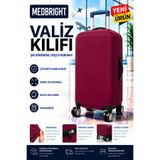 MEDBRIGHT Valiz Kılıfı Bavul Kılıfı Likralı Esnek Kumaş Ve Dayanıklı Valiz Kılıfı BRDO-VK17