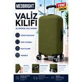 MEDBRIGHT Valiz Kılıfı Bavul Kılıfı Likralı Esnek Kumaş Ve Dayanıklı Valiz Kılıfı YŞL-VK15 (KABİN)