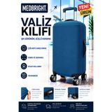 MEDBRIGHT Valiz Kılıfı Bavul Kılıfı Likralı Esnek Kumaş Ve Dayanıklı Valiz Kılıfı YŞL-VK16