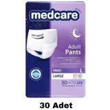 Medcare 8 Damla Maxi Büyük Boy L 30 Adet Emici Külot Hasta Bezi