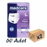 Medcare 8 Damla Maxi Emici Külot Hasta Bezi L 2 x 30'lu