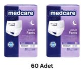Medcare 8 Damla Maxi Emici Külotlu Medium Orta Boy 60 Adet Hasta Bezi