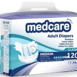 Medcare Belbantlı Classic Medium 120 Adet Hasta Bezi