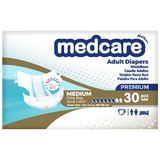 Medcare Belbantlı Premium Hasta Bezi Medium 30'lu