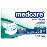Medcare Classic Bantlı 30 Adet XL Hasta Bezi