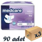 Medcare Maxi Belbantlı Büyük Boy L 3x30 Hasta Bezi
