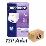 Medcare Maxi Emici 8 Damla L Beden 4x30 Adet Paket Hasta Bezi