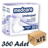 Medcare Normal Yatak Koruyucu Örtü 60x90 cm (360 Adet - 12 Paket)