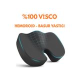 MedCat Kuyruk Sokumu Oturma Simidi Minderi Yastığı Visco Ortopedik Yastık