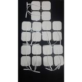 Medcenter Tens Pedi Kablolu 5x5cm Beyaz Renkli Konforlu Kullanım İçin 4 Adet Elektrod