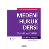 Medeni Hukuk Dersi Sorular ve Cevaplar - Kemale Leyla Aslan Bingöl