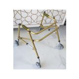 medes sağlık Çocuk Dört Tekerlekli, Frenli, Katlanabilir, Boy Ayarlı Ters Walker - Yürüteç Küçük Boy (50 - 65 Cm)