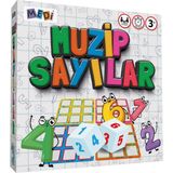 Medi Çocuk Kutu Oyunu Muzip Sayılar Renkli Zar ve Kart Eşleştirme