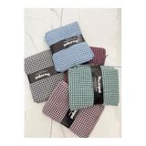 Medi Home, 3'lü Çok Amaçlı Sofra Bezi & Piknik Sofrası & Masa Örtüsü Ekose Pötikare Desenli, 140 x 140, Çok Renkli, MDH00022