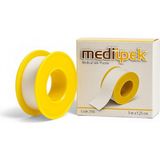Medi İpek Medipek Tıbbi Ipek Flaster 5m x 5cm Sargı Bezi Hipoalerjenik, Cilt Dostu Medikal Flaster - 5m x 1.25cm