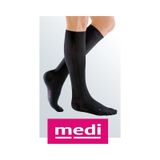 Medi Mediven For Men Diz Altı Erkek Varis Çorabı Gri CCL2 3 Standart Kısa siyah